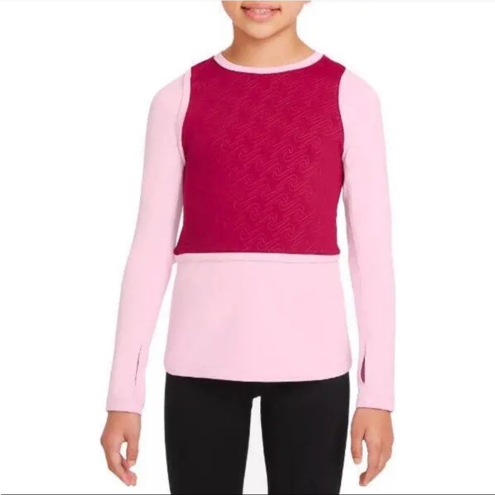 Nike Pro Dri-FIT Big Kids' (Girls') Long-Sleeve Training Top